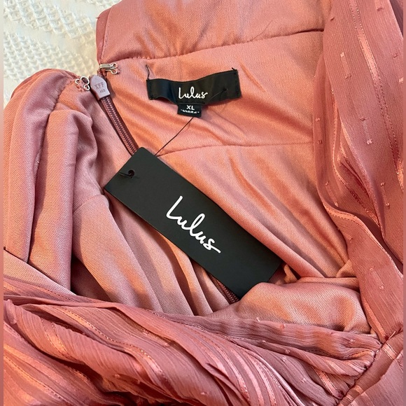 Romantic at Heart Rose Pink Striped Skater Mini Dress - Picture 8 of 8